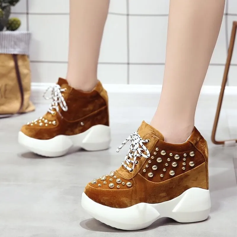 Новинка женские ботильоны на высокой платформе коллекция 2018 года сезон осень