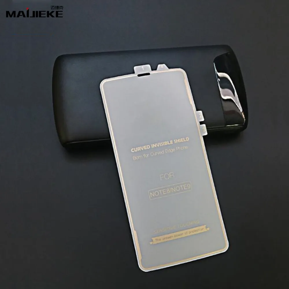 Изогнутая невидимая защитная пленка MAIJIEKE из ТПУ для Samsung Galaxy S8 Plus S9 plus S7 edge Note 9 8