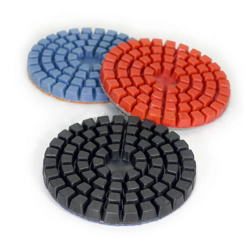 4 дюймовая алмазная полировальная накладка 7 шт./лот шлифовальный диск 100 мм