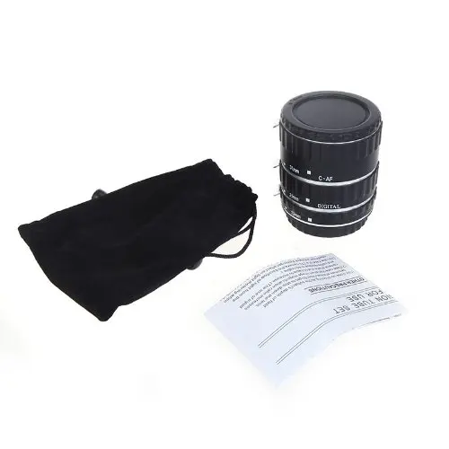 Металл Автофокус AF Макрос Удлинитель переходное кольцо для Kenko Canon EF-S объектив T5i T4i T3i T2i 100D 60D 70D 550D 600D 6D 7D