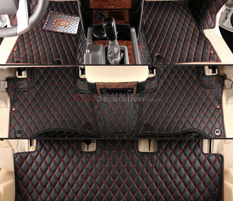 Для Toyota Prado FJ120 2003 2004 20008 2009 аксессуары для стайлинга автомобилей интерьерные кожаные ковры покрытие автомобильные коврики для ног коврик