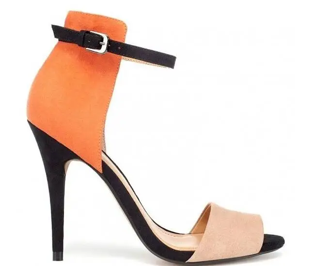 Женские летние модельные туфли модные сандалии с открытым носком на высоком