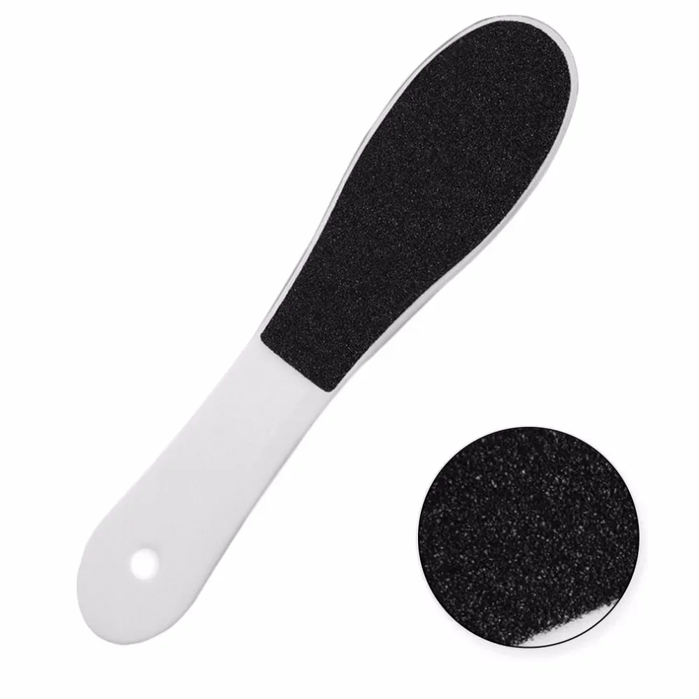 Двусторонняя пилочка для педикюра удаления омертвевшей кожи пластиковая ручка