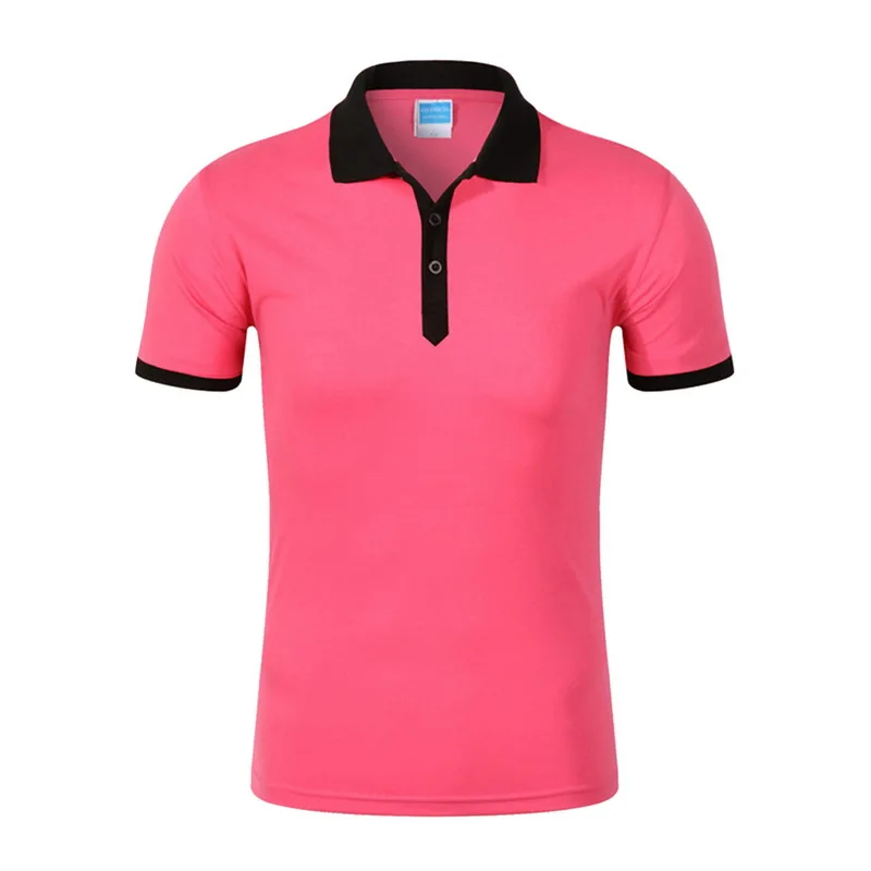 Rose Pui men tiua Мужская Повседневная рубашка с отложным воротником и коротким рукавом, Мужская облегающая Лоскутная рубашка, летняя Модная рубашка для фитнеса и бега, топы - Цвет: Rose