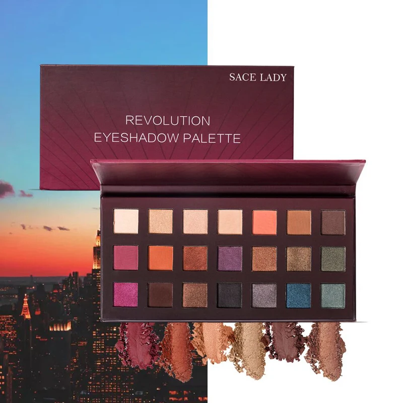 SACE LADY 21 цвет мерцающие и матовые тени для век Палитра пигментированная