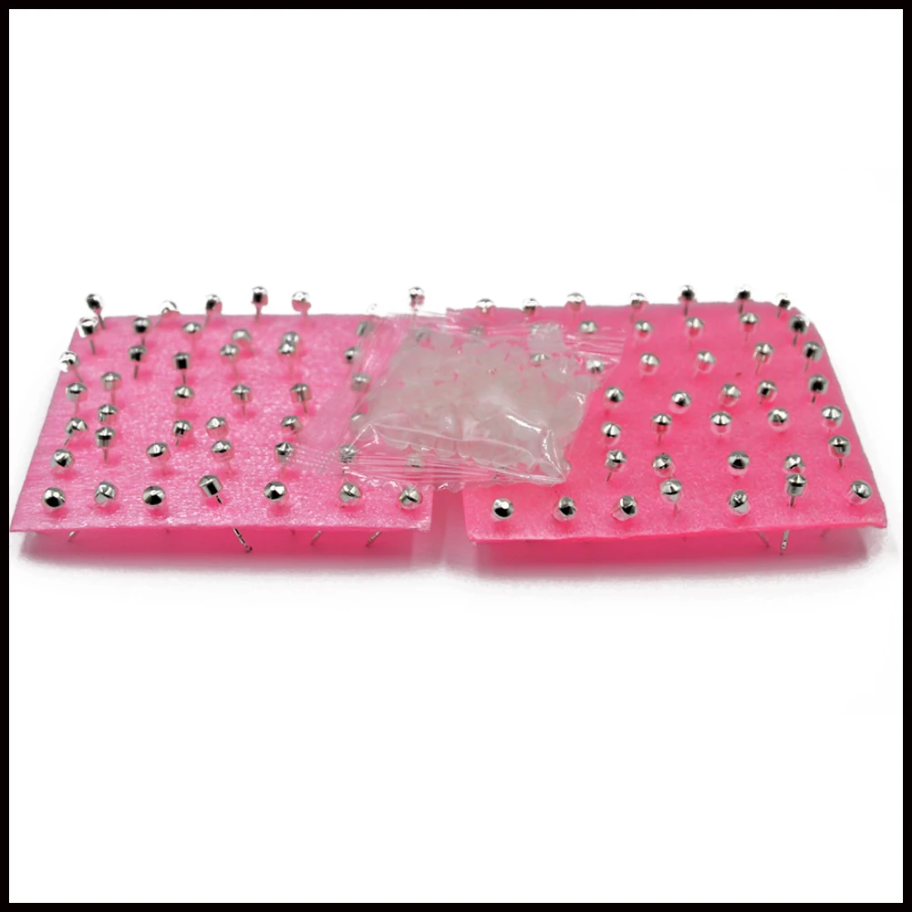 Professional No Pain Steel Safe Blue Pro Steel Ear Nose Body Piercing Gun Tool Kit 98 PCS Instrument Studs Set Jewelry Tool