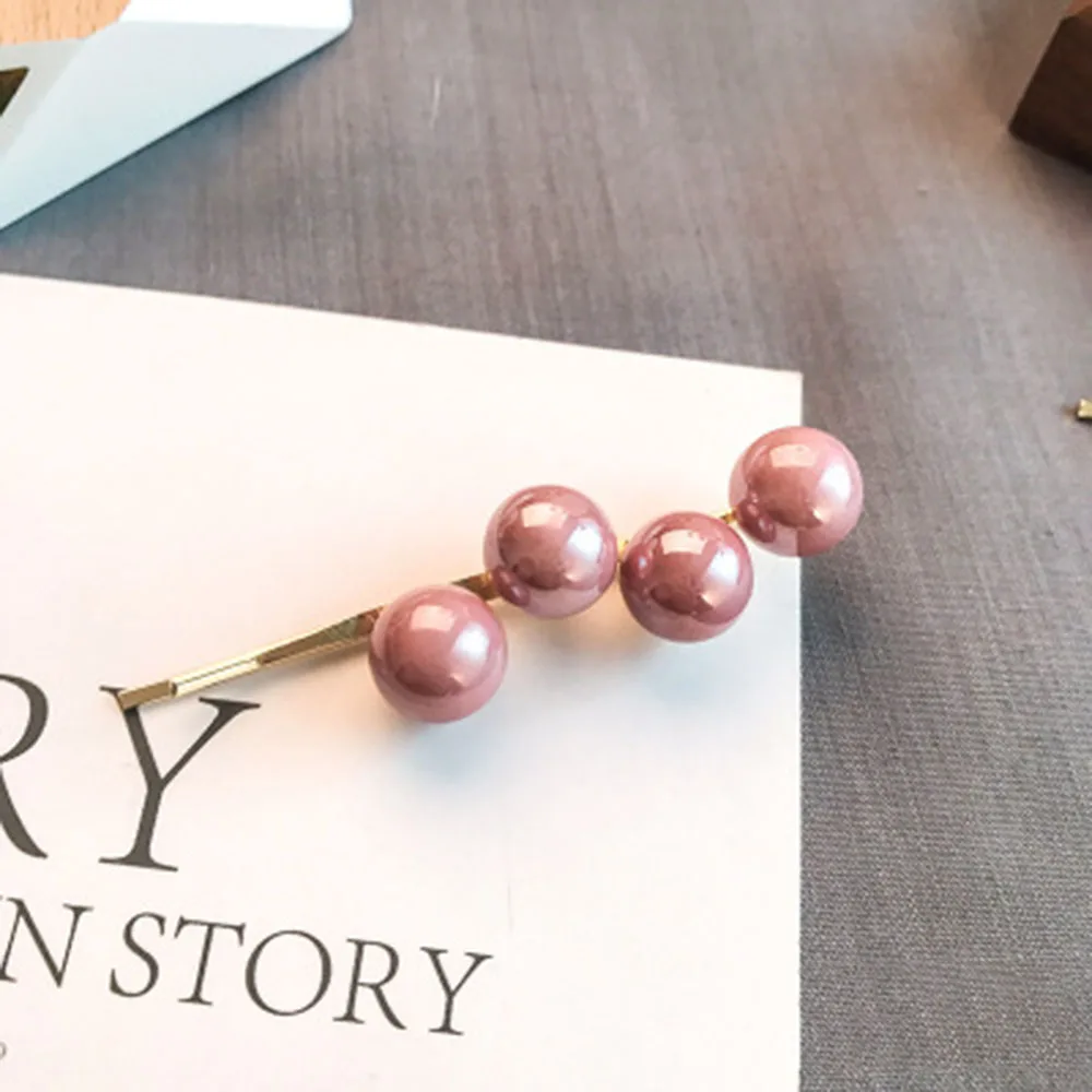 Заколка для волос с имитацией жемчуга 1 шт.|Шпильки и заколки волос| |