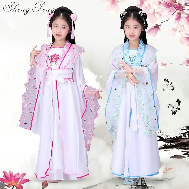 Женский винтажный костюм Hanfu топ для китайского фолк сценический