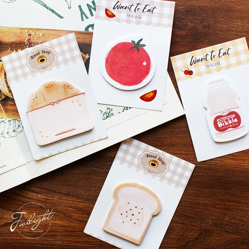 

16PCS/LOT want To Eat cute creative message note N Posts memo pad