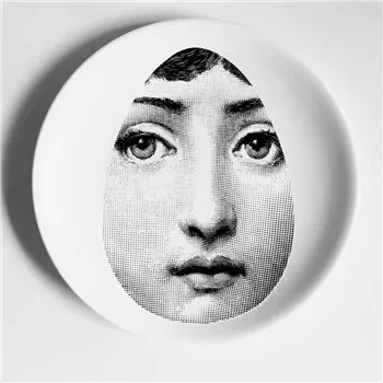 30 Rosenthal Piero fornasetti тарелки Стиль 8 дюймов дома Настенная Декорация плиты бар отеля справочная информация иллюстрации посуды оптом - Цвет: 30