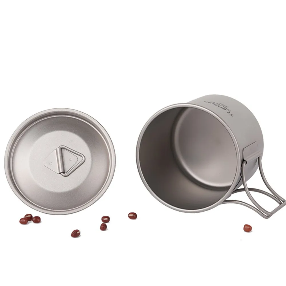 Уличная титановая чашка кружка для воды горшки посуда кемпинга приготовления