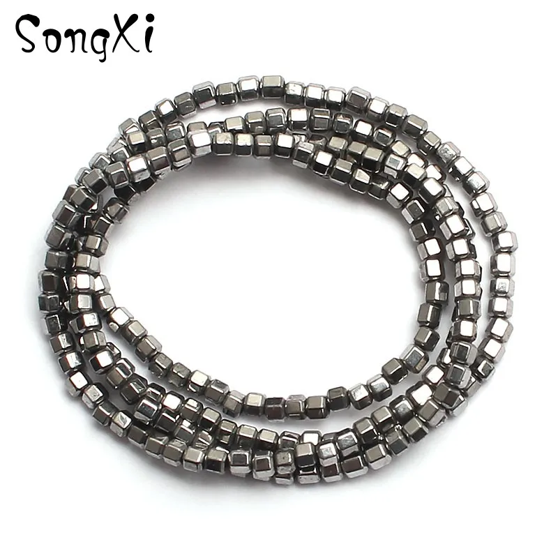 2*2 мм оптовая продажа незакрепленные бусины из натурального шестиугольного