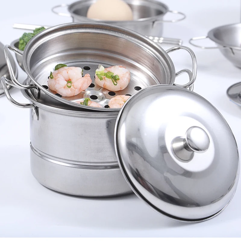 Домашняя кухонная посуда giftиз нержавеющей стали кухонные игрушки Сделай Сам