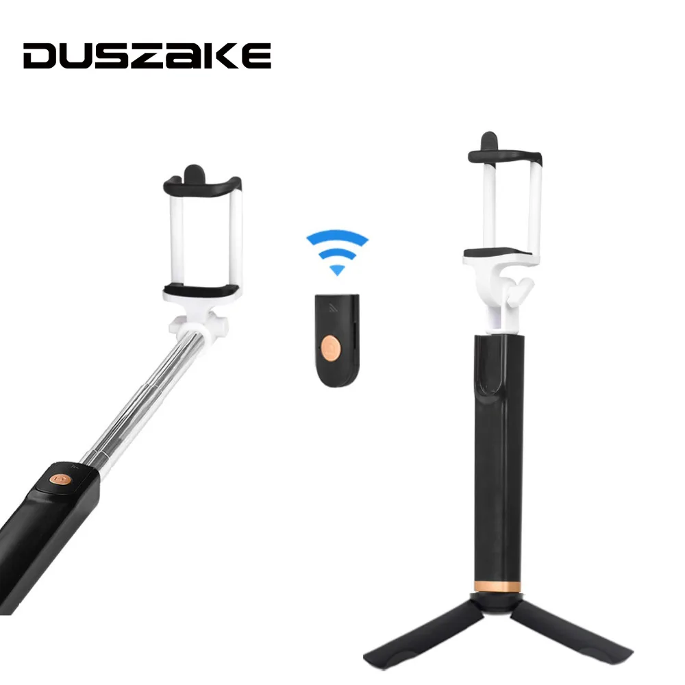 DUSZAKE монопод селфи палка для смартфона палки Bluetooth Выдвижная штатив Gopro Xiaomi Iphone