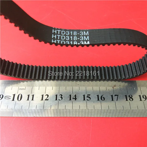 3 шт. Бесплатная доставка широкоформатный принтер Flora маленький ремень HTD 318 м для