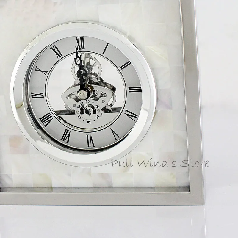 Exquisite fashion silver elk Household table clock Creative animal deer business office clocks | Дом и сад