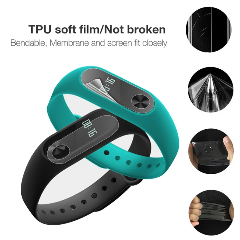 Защитная пленка для экрана xiaomi mi band 3 мягкая защитная xiomi 2 xaomi miband3 miband2 не