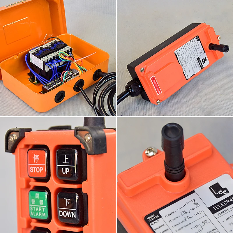 Mini Electric Wireless Remote Control Switch Small Crane Hoist Winch Controller 220V | Machine Centre