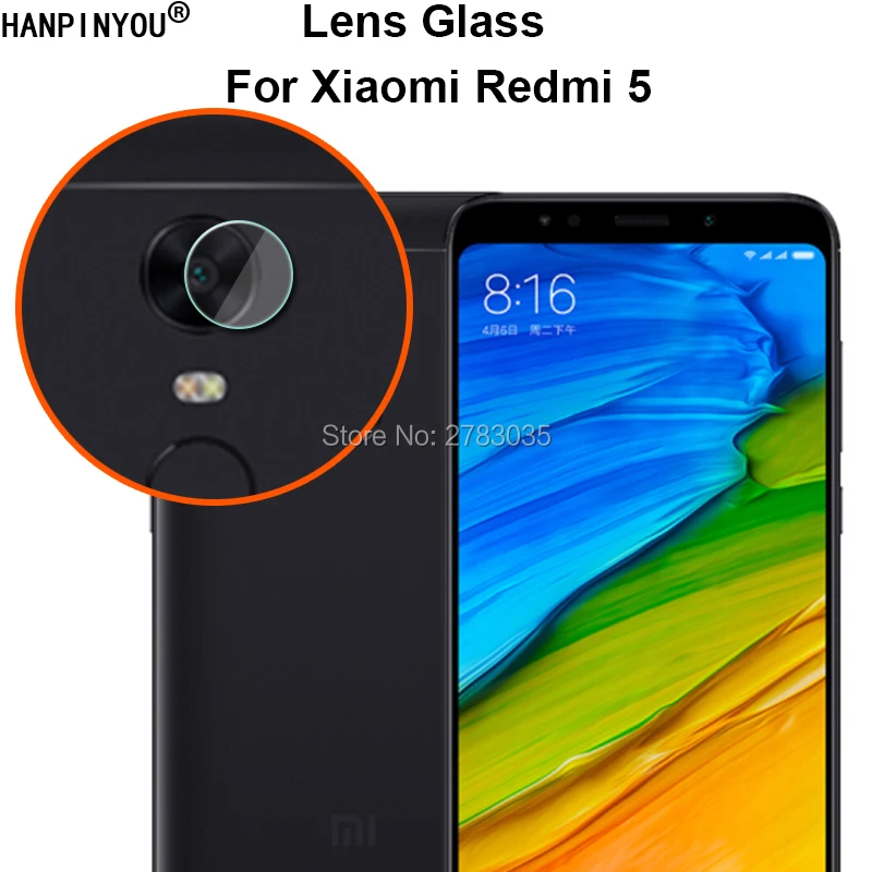 Для Xiaomi Redmi 5 7 &quotПрозрачная ультратонкая задняя защитная пленка для объектива