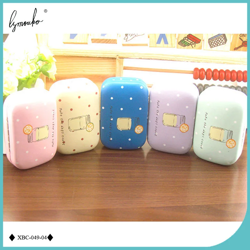 Lymouko милый Западный популярный дизайн портативный с зеркалом металлические