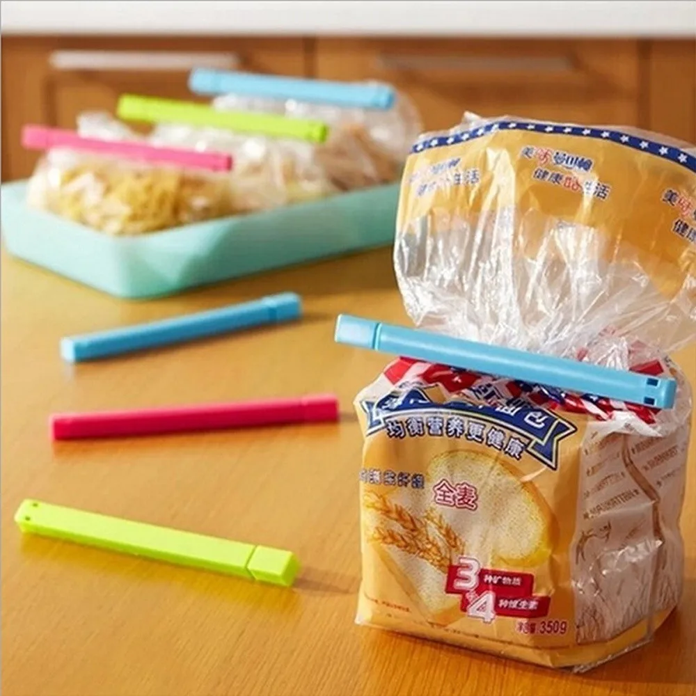 6 шт. пластиковые зажимы для упаковки закусок|Зажимы пакетов| |