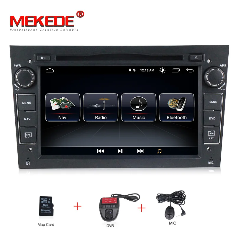 CAR DVD DVR Android 8,1 1024X600 7 дюймов 2din автомобильный gps dvd-плеер для Opel Astra h g Zafira B Vectra C D Antara комбо Радио Аудио - Цвет: CAR DVD DVR