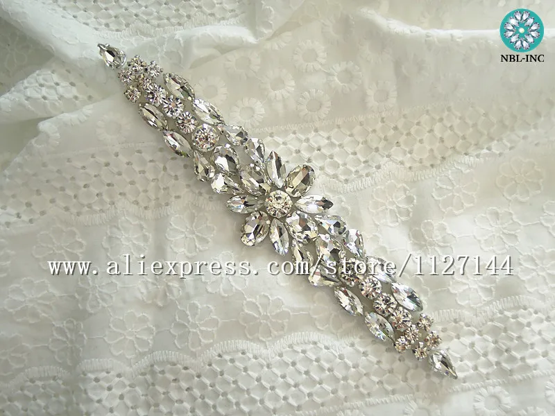 (30 шт.) оптовая продажа серебристых прозрачных Стразы ручной работы из бисера для