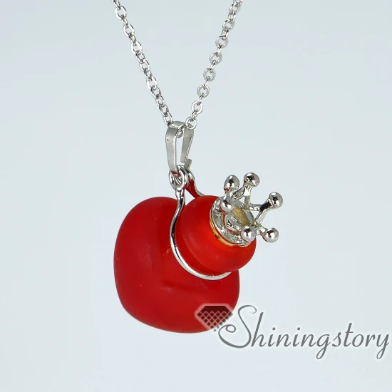 Маленькие парфюмерные флаконы в форме сердца стеклянные ювелирные диффузоры для