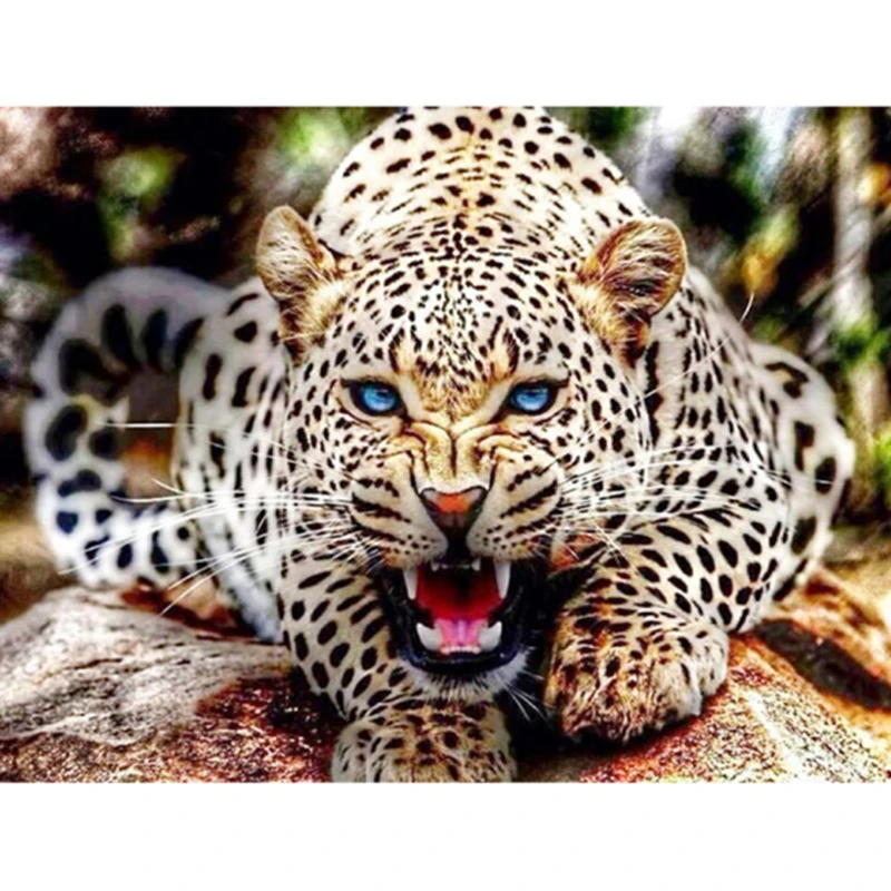 Алмазная краска Роза леопард вышивка крестиком цветок алмаз домашний Настенный