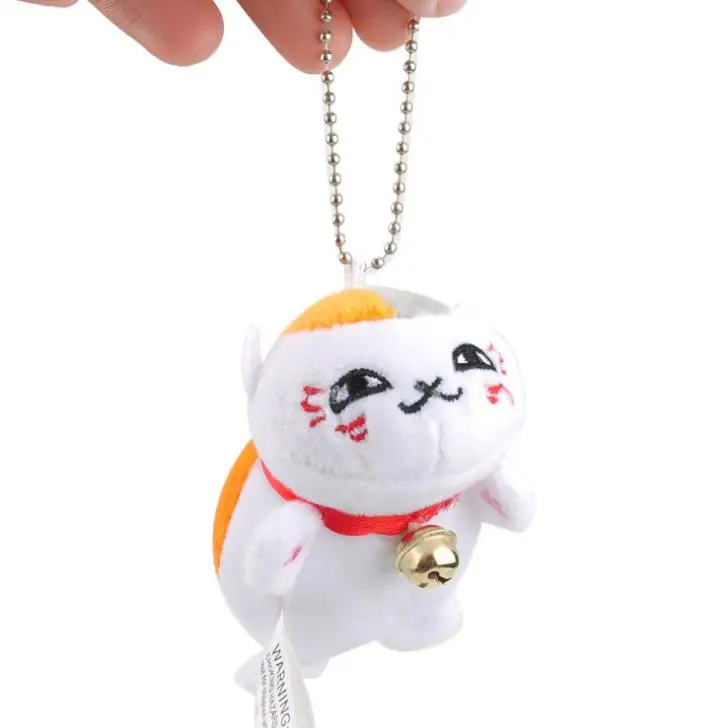 1 шт. симпатичная подвеска в виде кошки 9 см natove Yuujinchou Nyanko Sensei брелок плюшевая кула