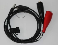 power cable for r8 r7 4700 etc gps wire to alligator clips