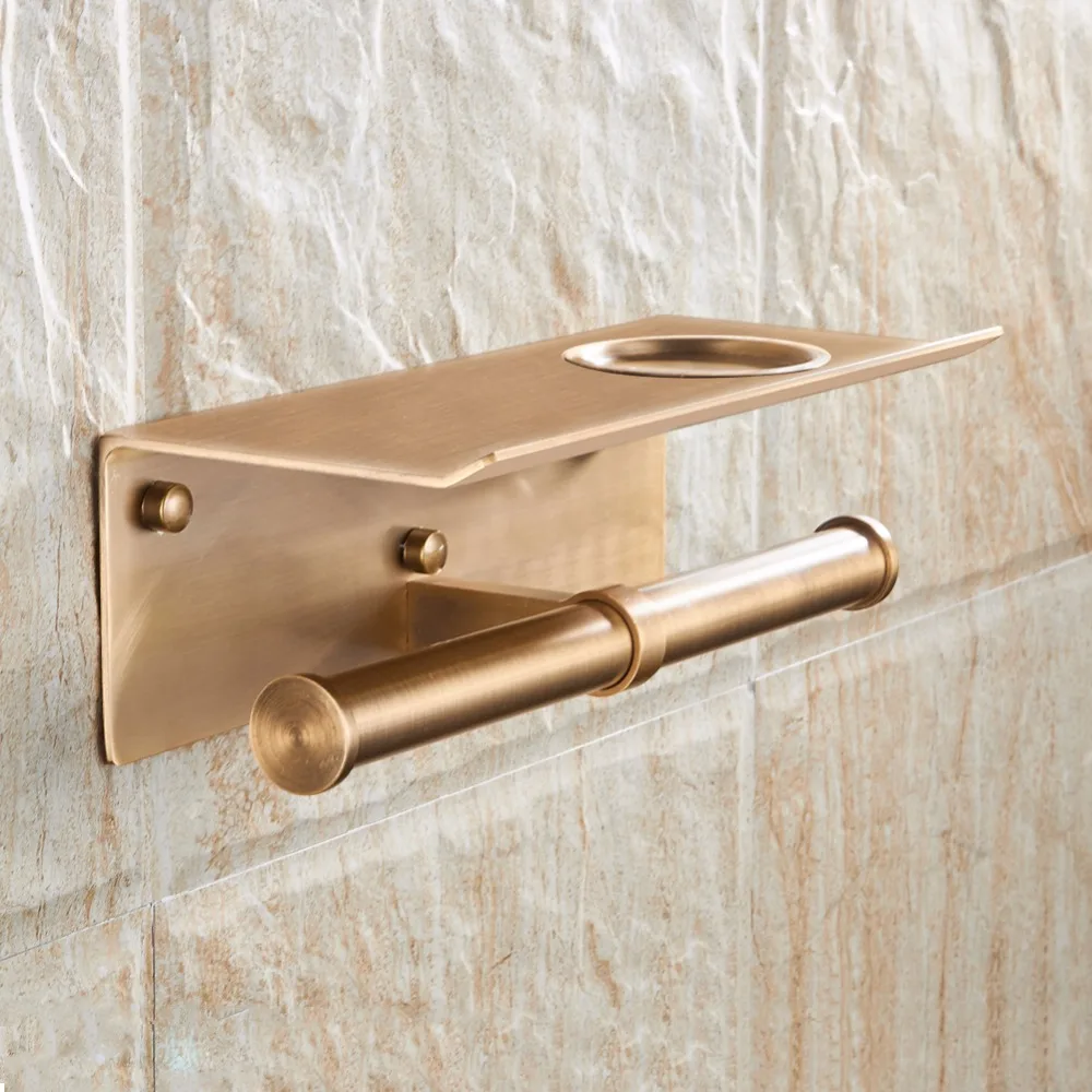 toilet paper holders space aluminum multi function bathroom shelves with ashtray towel shelf phone holder bath accessories free global shipping