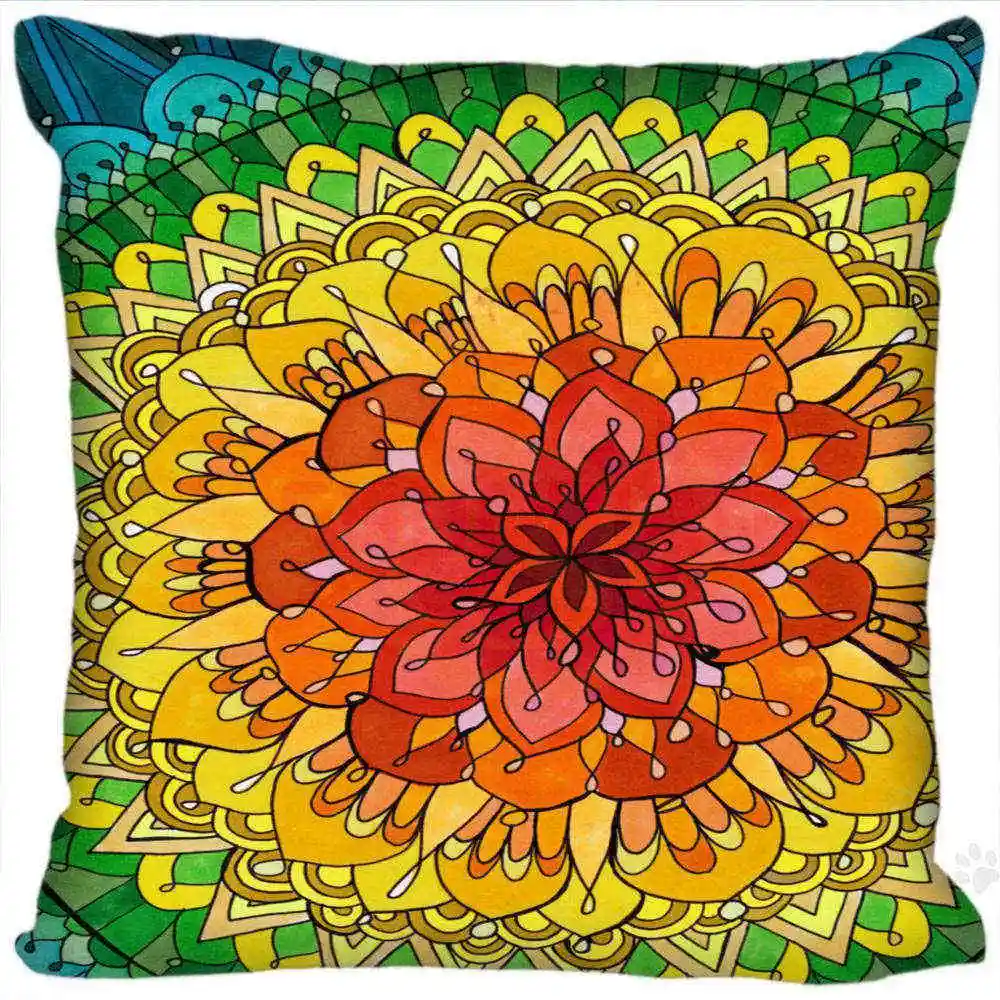 Чехол на молнии Размеры 35x35 см 40x40 45x45 60x60 см|mandala pillow case|pillow casepillowcase customized |