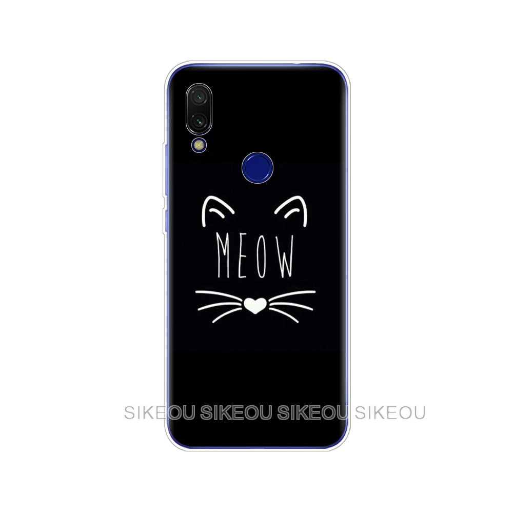 34694 Чехол для Xiaomi redmi 7, силиконовый мягкий ТПУ чехол для redmi 7, 6,26 дюймов, модель snapdragon 632, чехлы с рисунком - Цвет: 34694