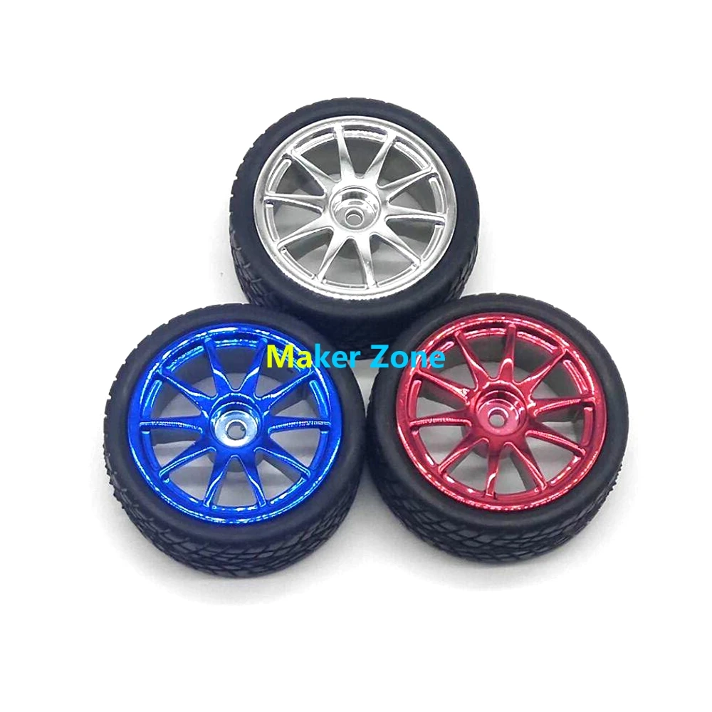65 мм умные автомобильные колеса/синие и красные/детали для самостоятельной