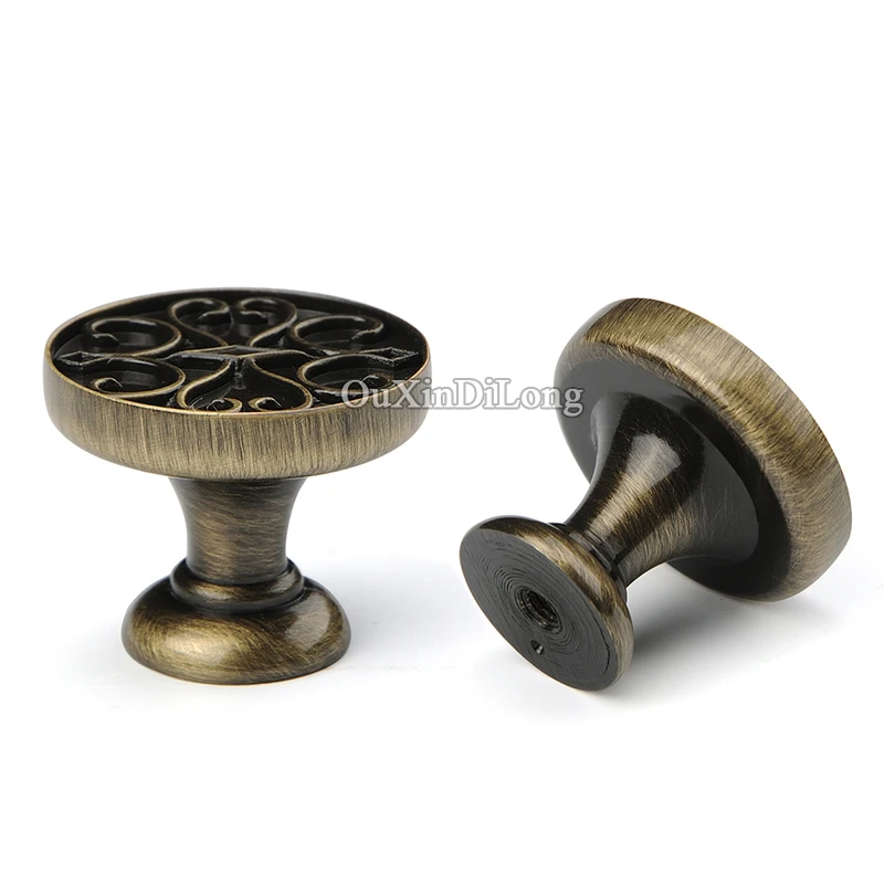 Топ Дизайн 2 шт Европейский Изысканный резной кухонный шкаф дверная ручка ручки