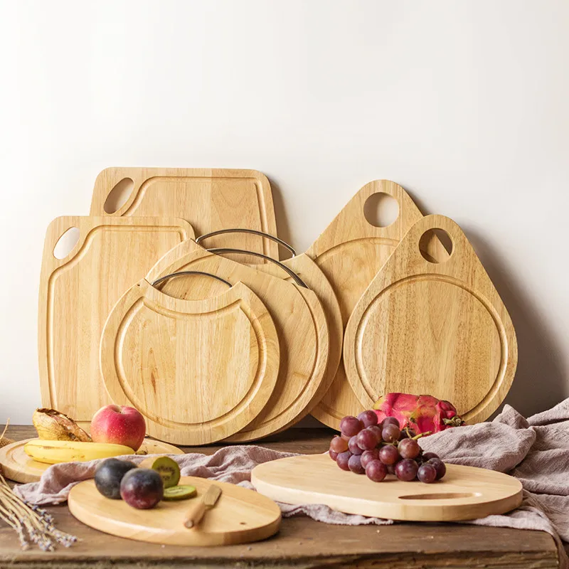 Разделочные доски из натурального дерева креативные антибактериальные