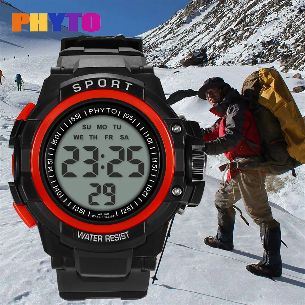 

Fashion High-End Multi-Function 30M Sports Waterproof Electronic Watch Relogio Masculino Watch Men Reloj Hombre Bayan Kol Saati