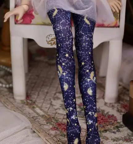 Принт звездное небо чулки/носки BJD 1/3 DD DDS | DDiii | DY SD куклы аксессуары для носков