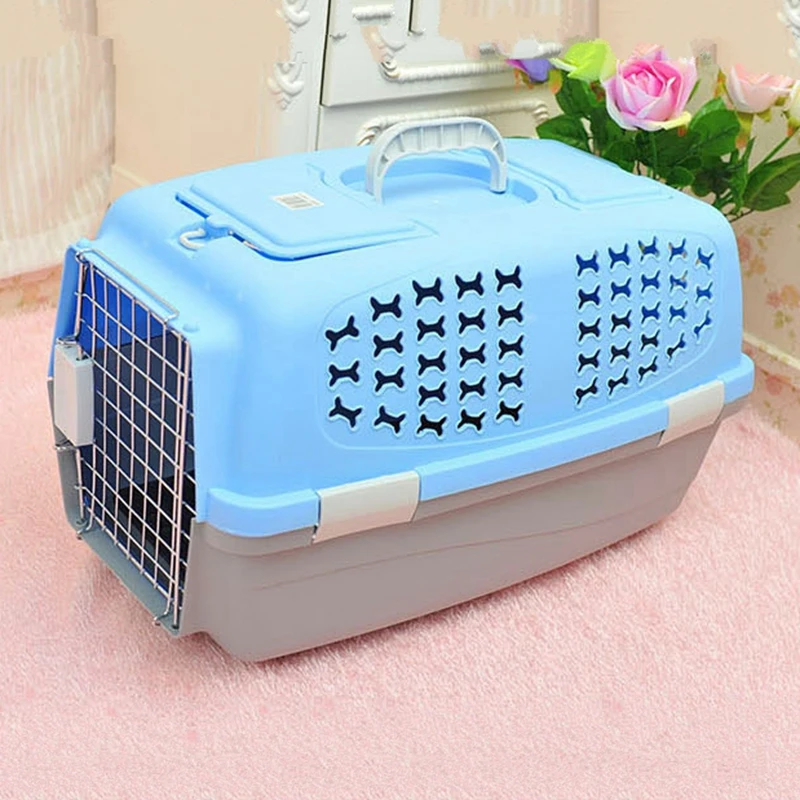 Переносная клетка для домашних животных воздушная коробка собак кошек