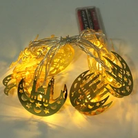 1020 led ramadan castle moon string lights eid islam muslim ramadan decoration lights for wedding christmas party holiday light