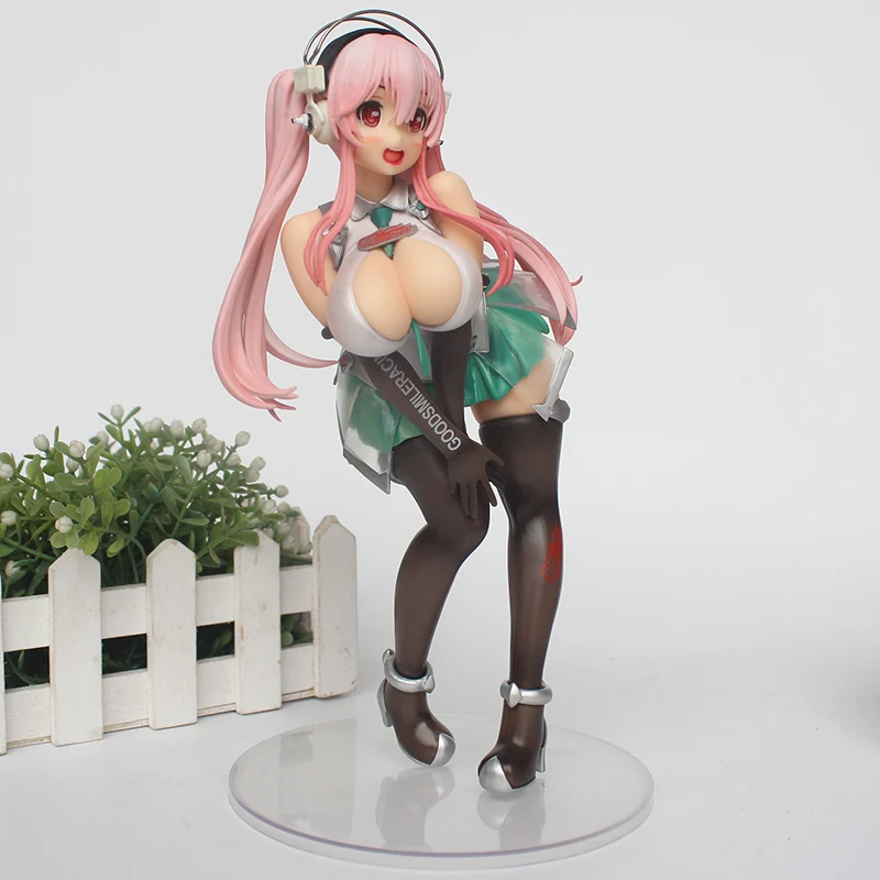 Аниме сексуальные девушки SUPERSONICO ПВХ фигурка Супер Sonico Racing girl Ver. Коллекционная модель игрушки