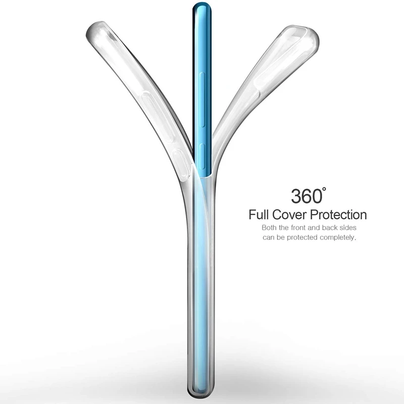 Чехол с полным покрытием 360 градусов прозрачный чехол для Huawei P9 P20 Mate 10 20 Pro Lite Mini P