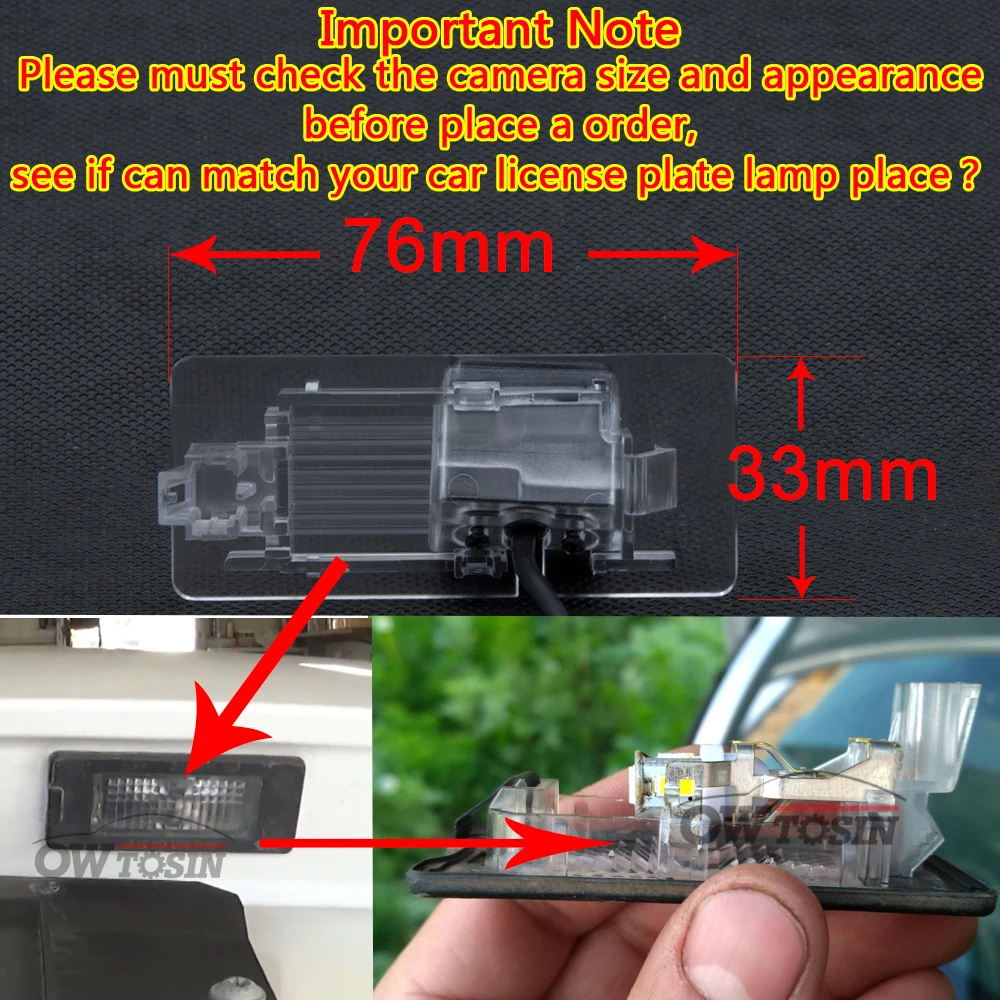 Камера заднего вида SD для Volkswagen Tiguan SUV 2009-2017/Polo Sedan/TOURAN 2003-2015 Sharan MK2 2011-2019