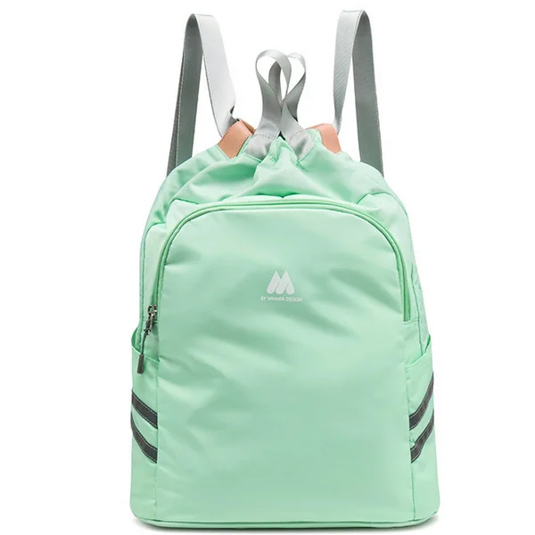 Green A4 Backpack Водонепроницаемый рюкзак со шнурком для студентов, большая емкость, школьные сумки, упаковочные кубики для одежды, органайзер для путешествий, сумка, аксессуары, снаряжение - Цвет: Green A4 Backpack