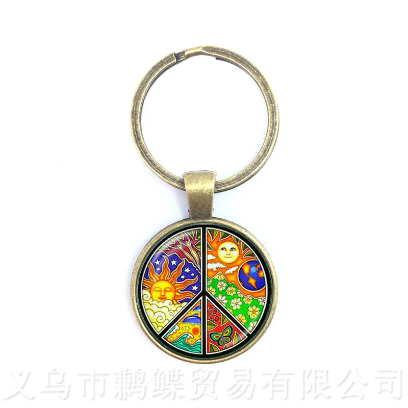 Брелок с символами мира солнцем Богом временем | Украшения и аксессуары