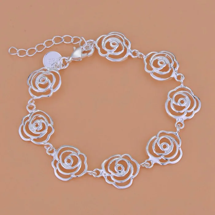 Модные ювелирные изделия женский браслет посеребренный высокое качество