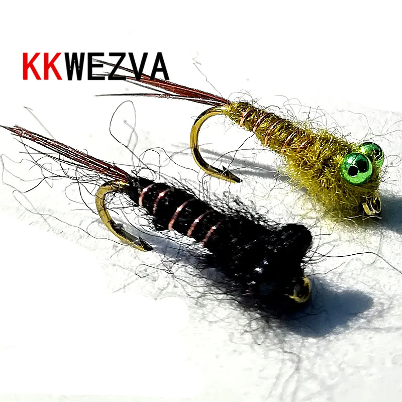 KKWEZVA 20 шт. медный проволочный материал для ловли личинки нахлыстом форели