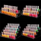 Пустая Многоуровневая акриловая стойка, прозрачная подставка для лака для ногтей, Косметический лак, держатель для дисплея, органайзер для инструментов для маникюра