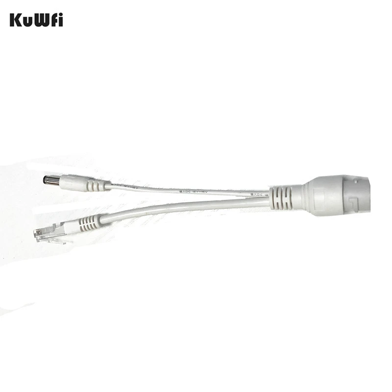 2 шт. KuWFi кабель адаптер poe RJ45 инжектор Сплиттер Комплект пассивного питания через